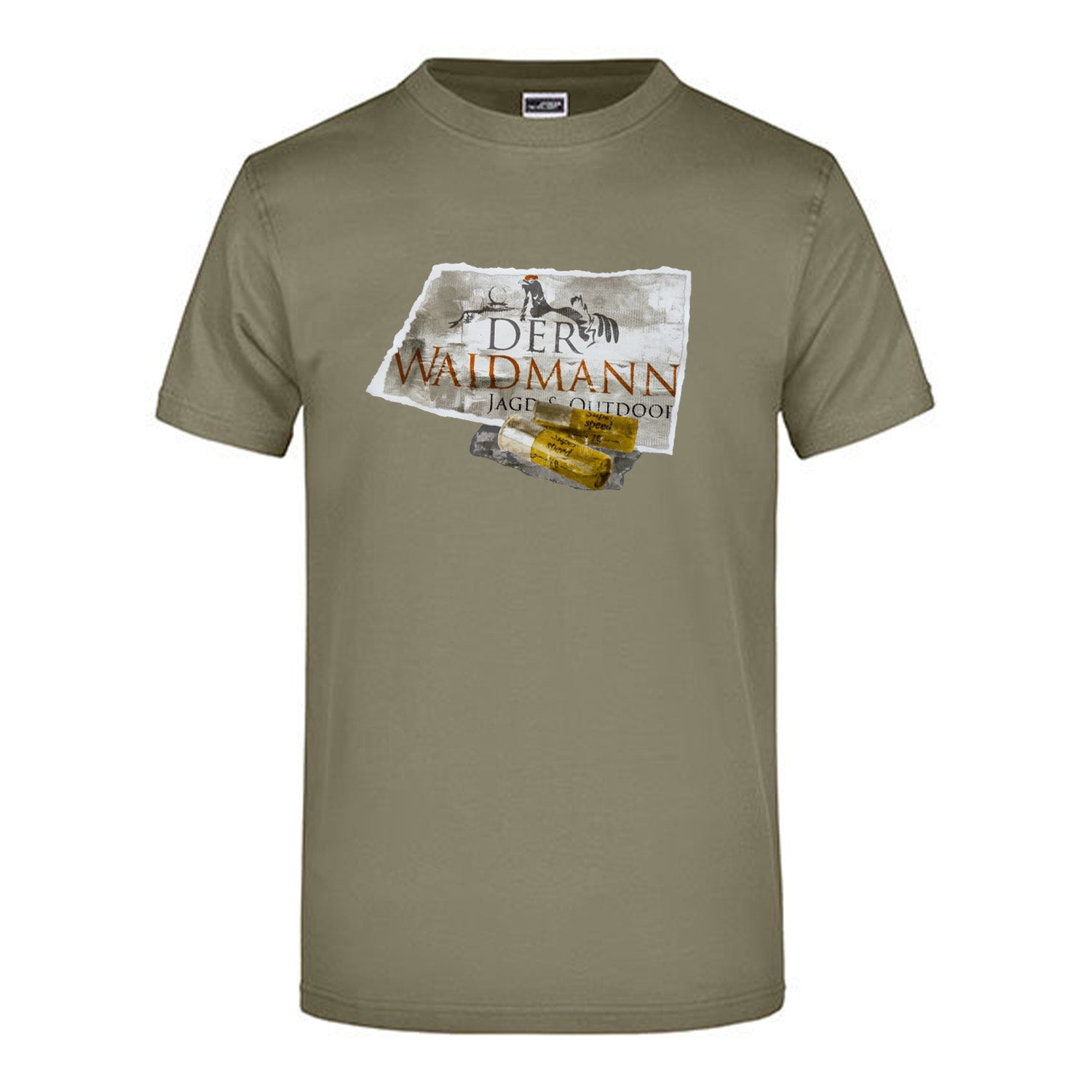 T-Shirt mit Logo Grün