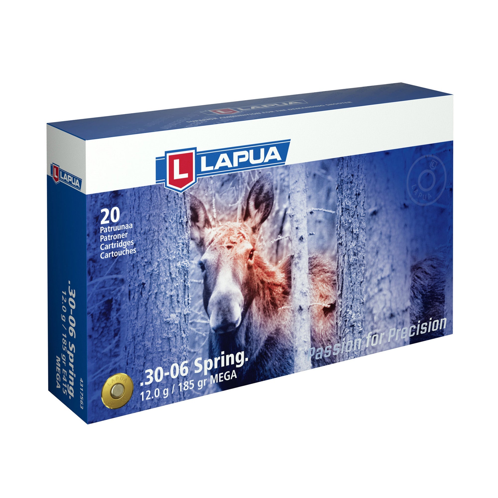 .30-06 Sprgf Mega 185gr Kugelpatronen
