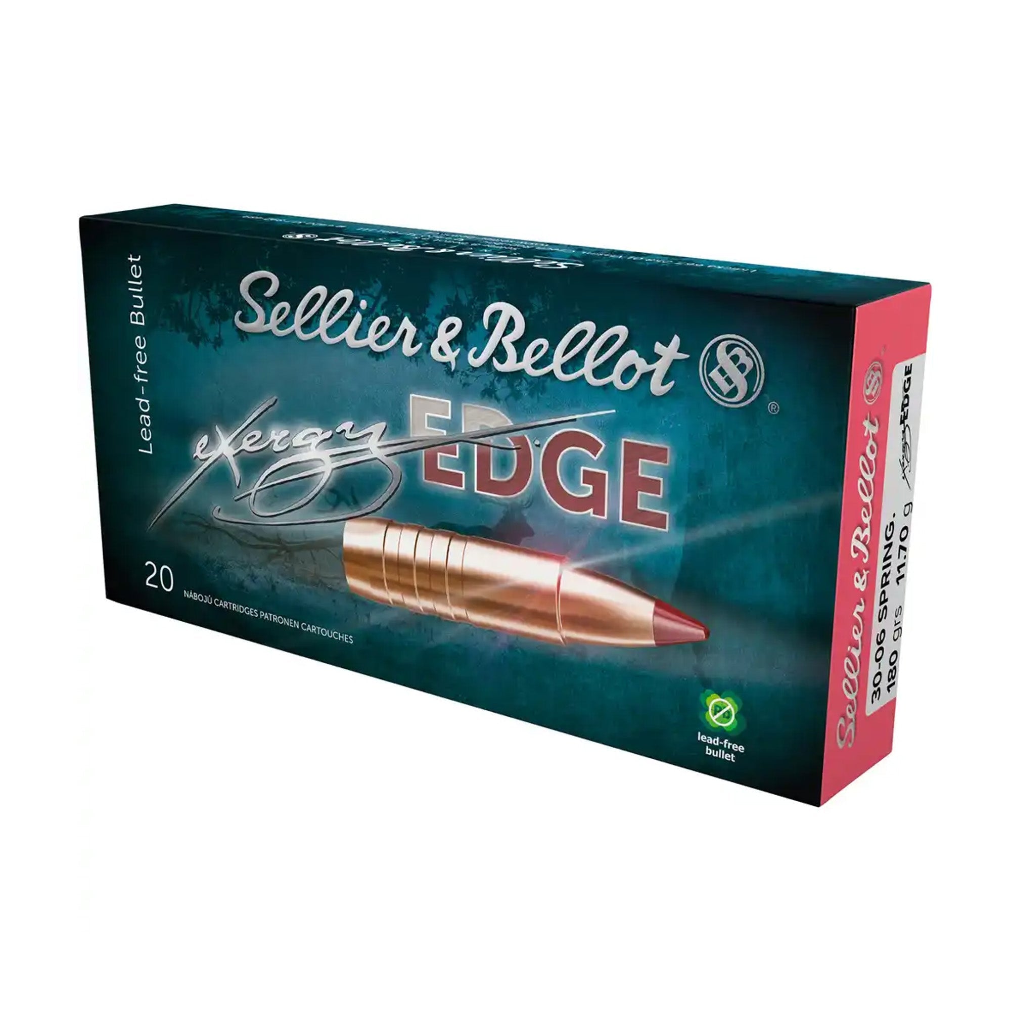 .30-06 Spr. eXergy EDGE 11,7g/180grs. Kugelpatronen