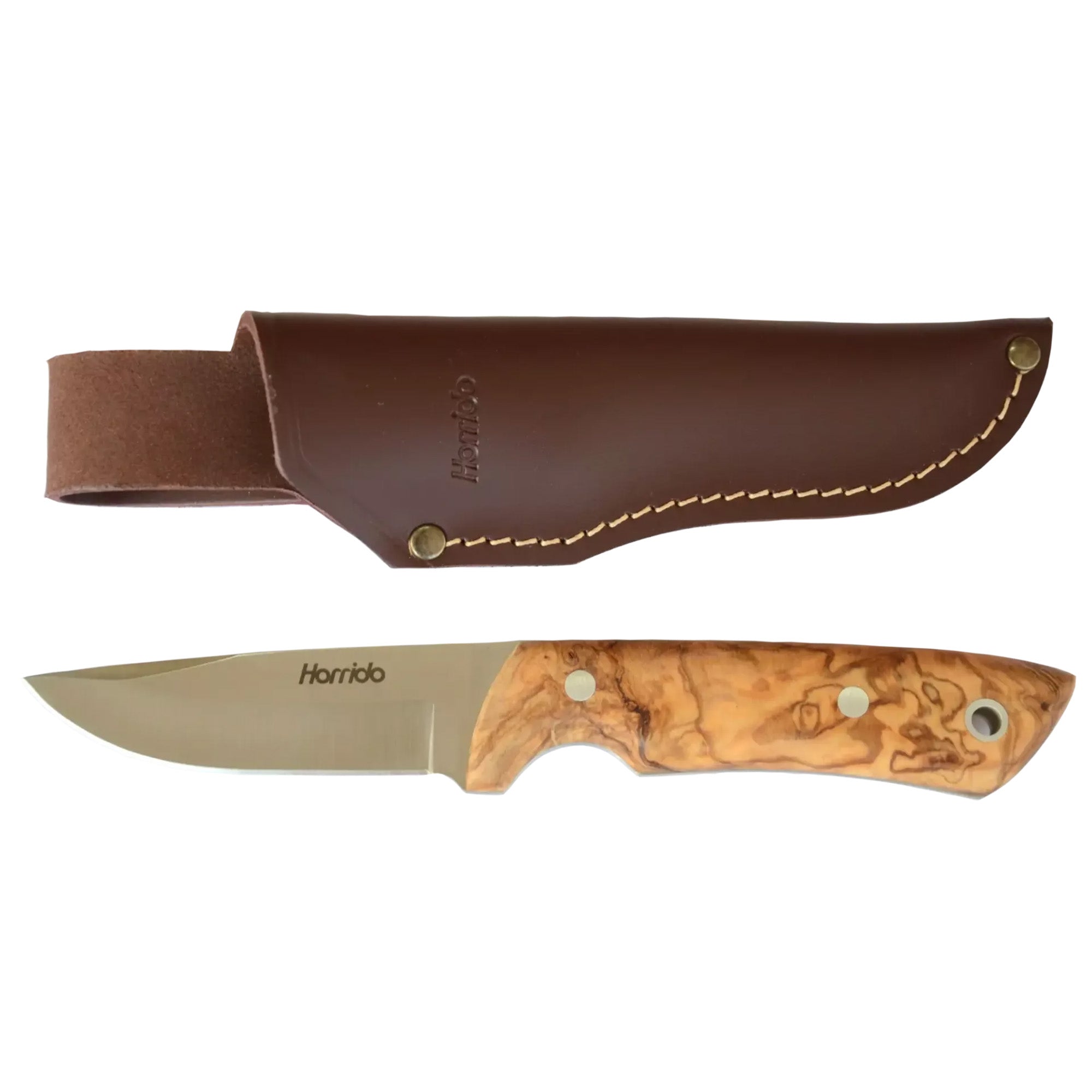 Jagdmesser mit Olivenholzgriff