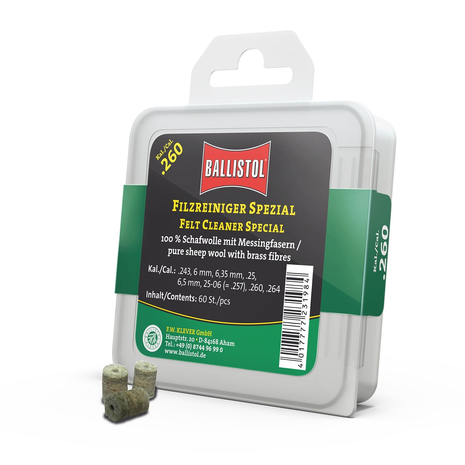 Filzreiniger Spezial / 60 Stk.