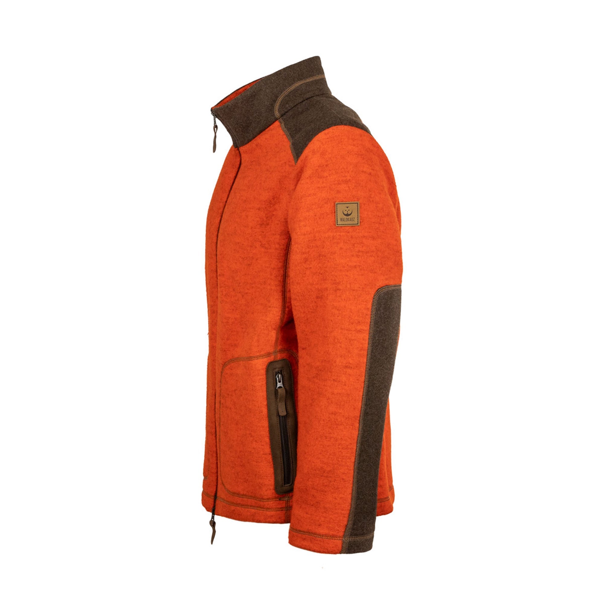 Loden-Fleecejacke Urs in Orange