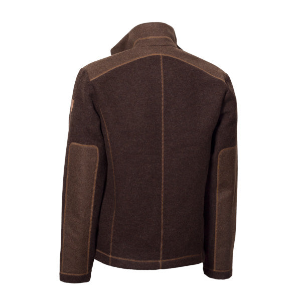 Loden-Fleecejacke Urs in dunkelbraun