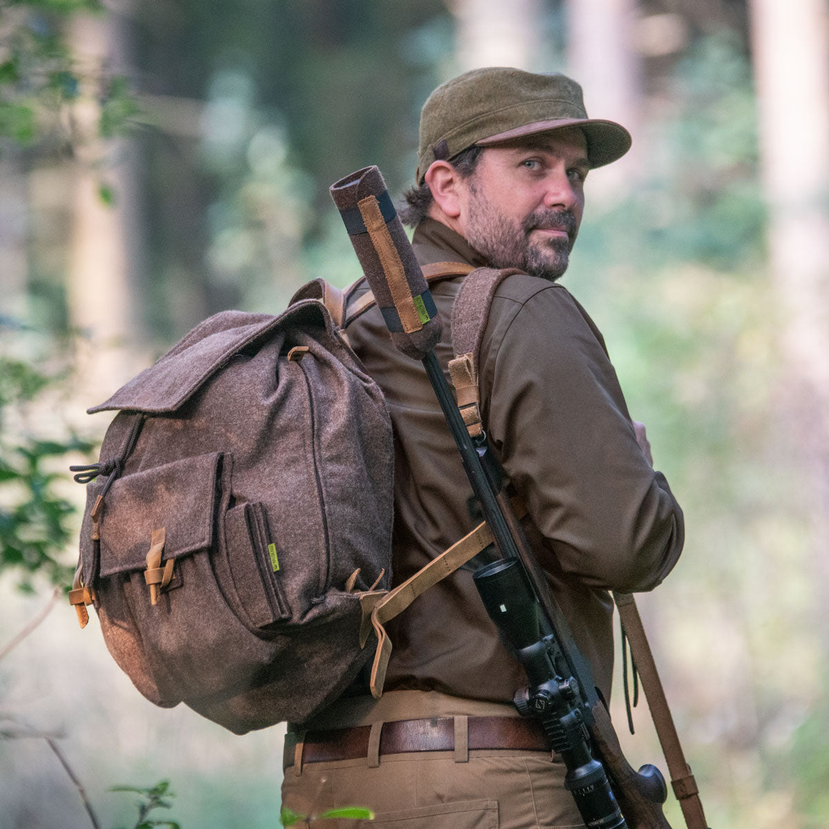 Outdoorhemd Waldmeister in Braun