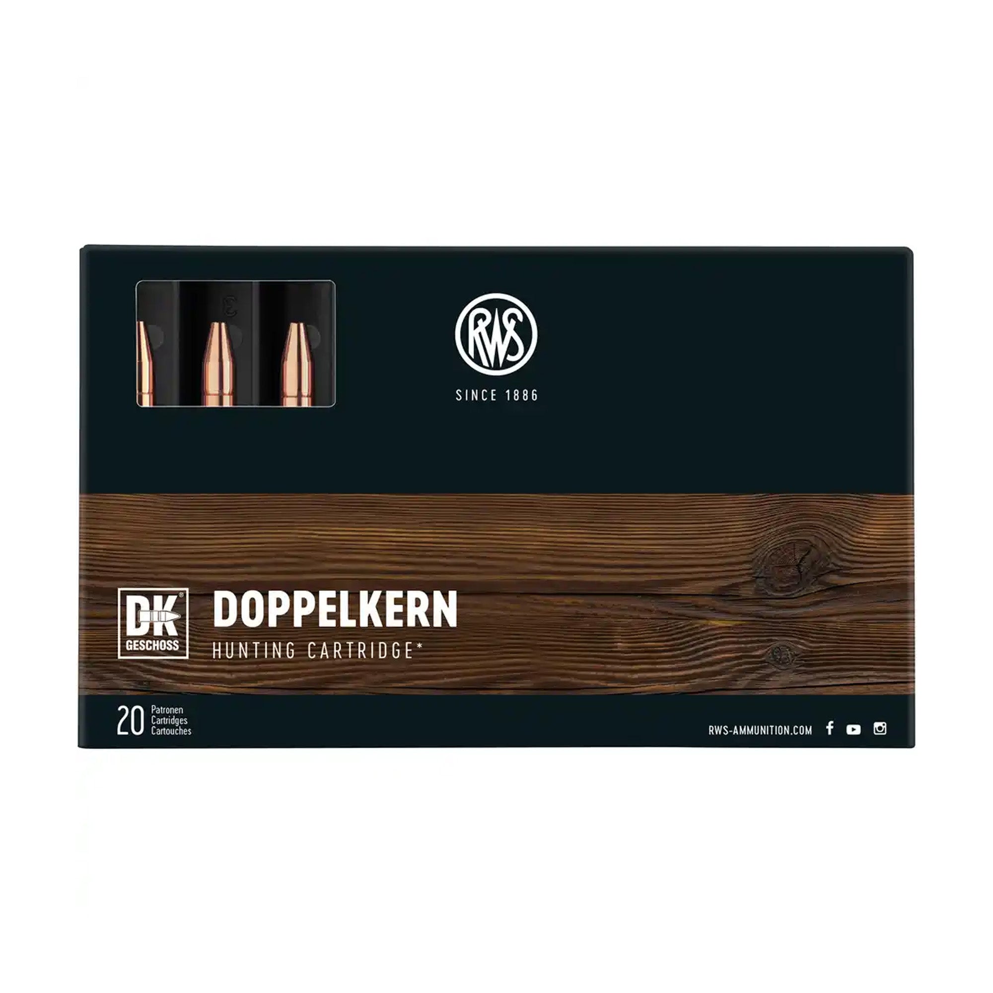 6,5x57 R Doppelkern 9,1g/140grs. Kugelpatronen