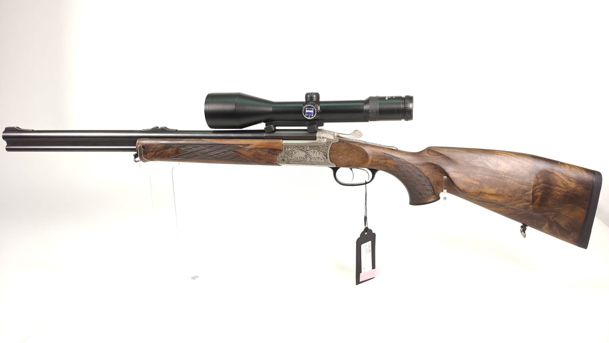 Blaser BBF 95 Luxus 7x65 R / 12/70 mit Zeiss Diavari VM 3–12x56 T* – exklusives Schaftholz