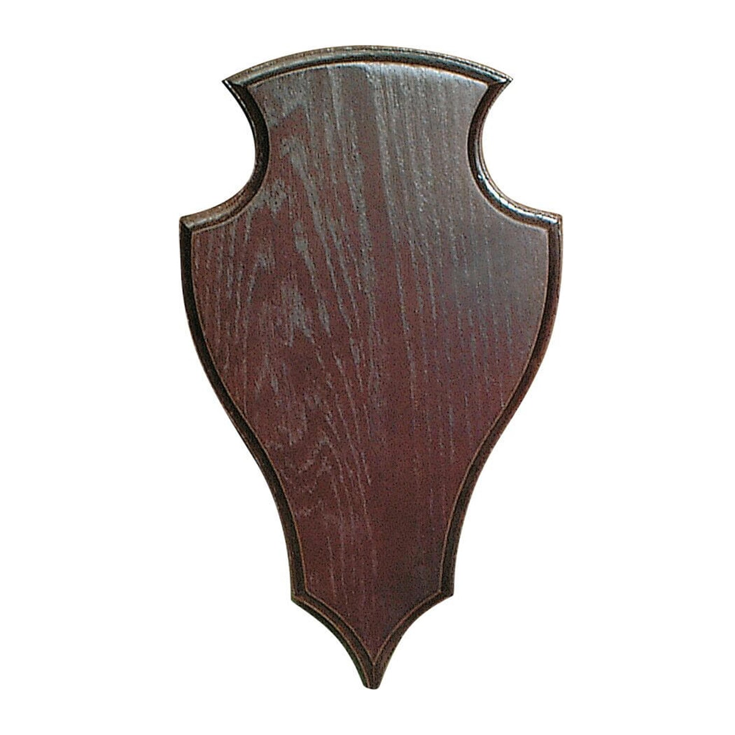 Massives Eichenschild für Damwild – Spitz