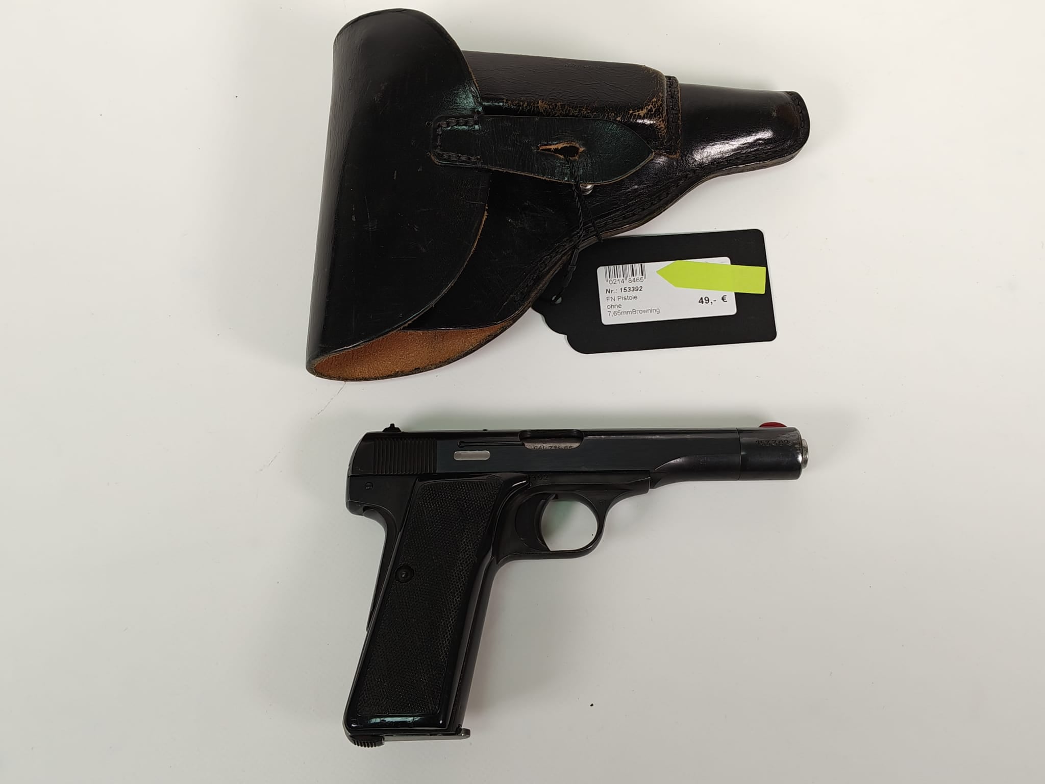 FN Pistole 7,65mm Browning inkl. Holster + Ersatzmagazin