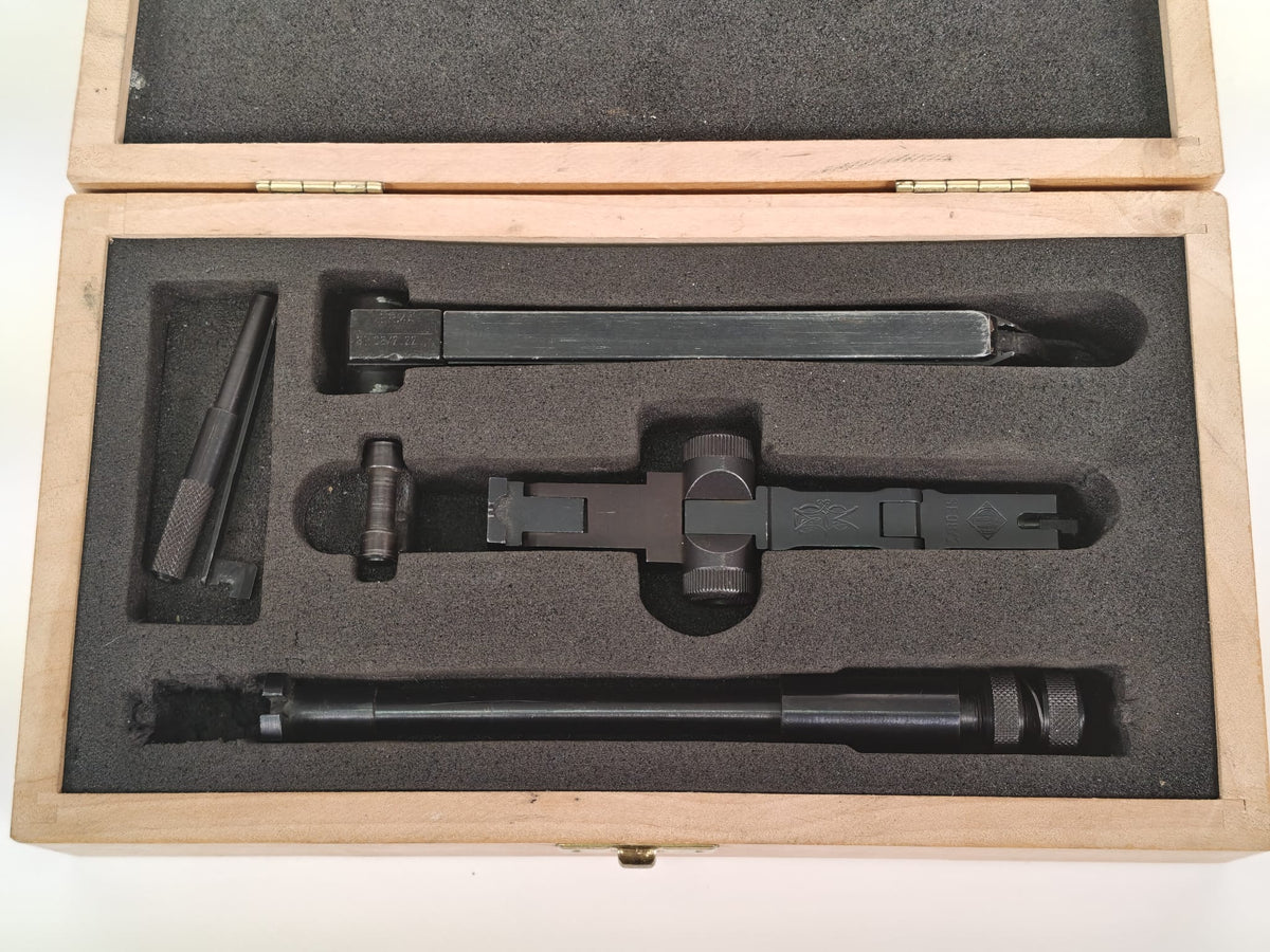 ERMA SE 08/2 Einstecksystem .22 l.r. für P08 – vollständig in originaler Holzkiste