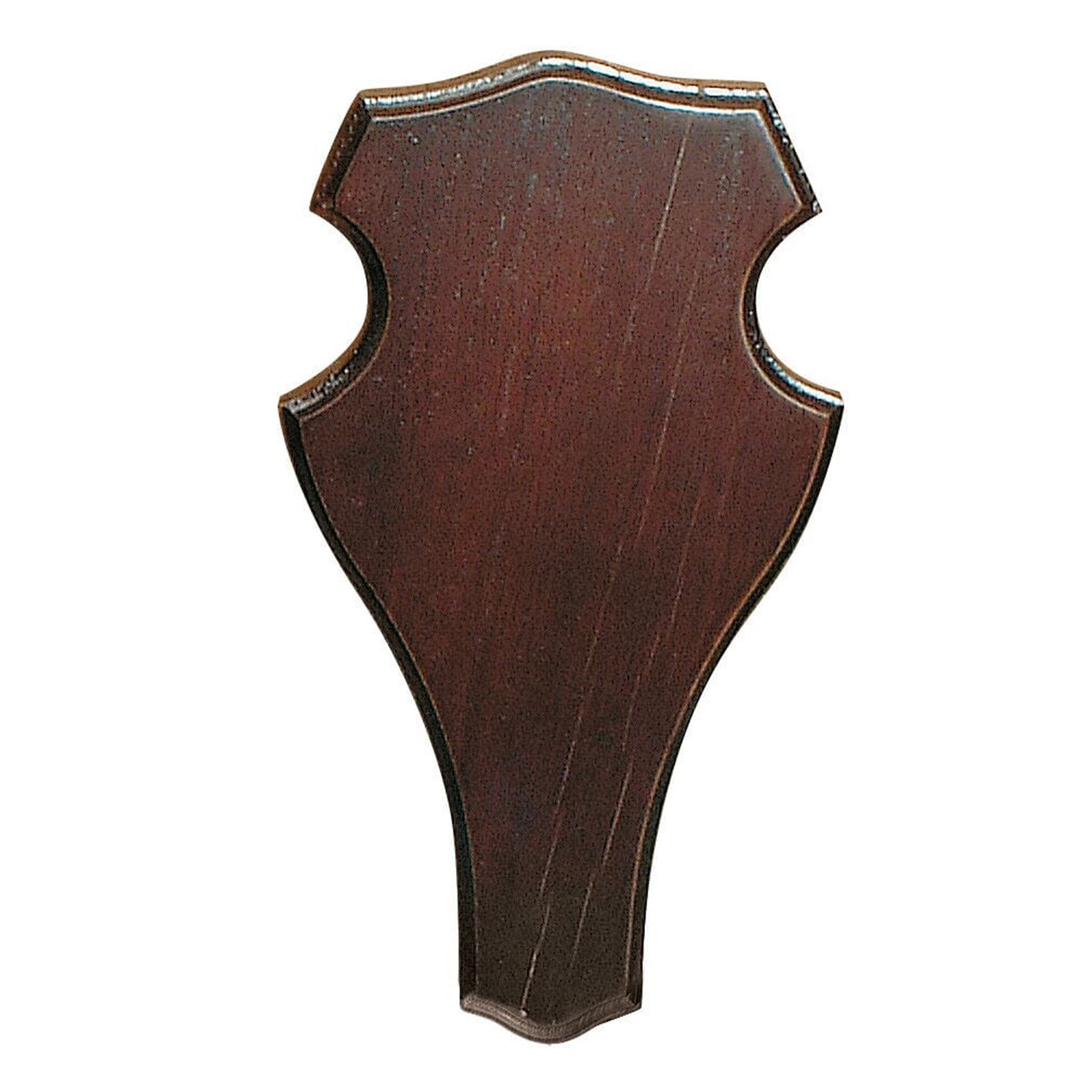 Massives Eichenschild für Damwild – Abgerundet