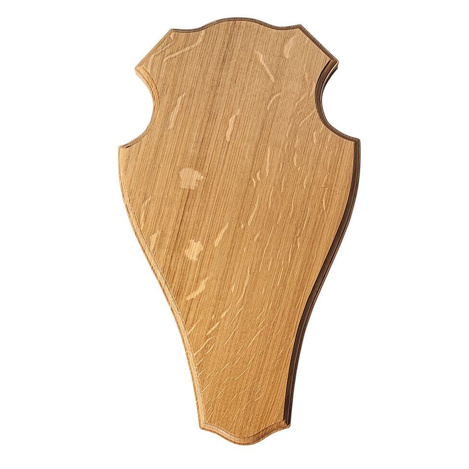 Massives Eichenschild für Damwild – Abgerundet