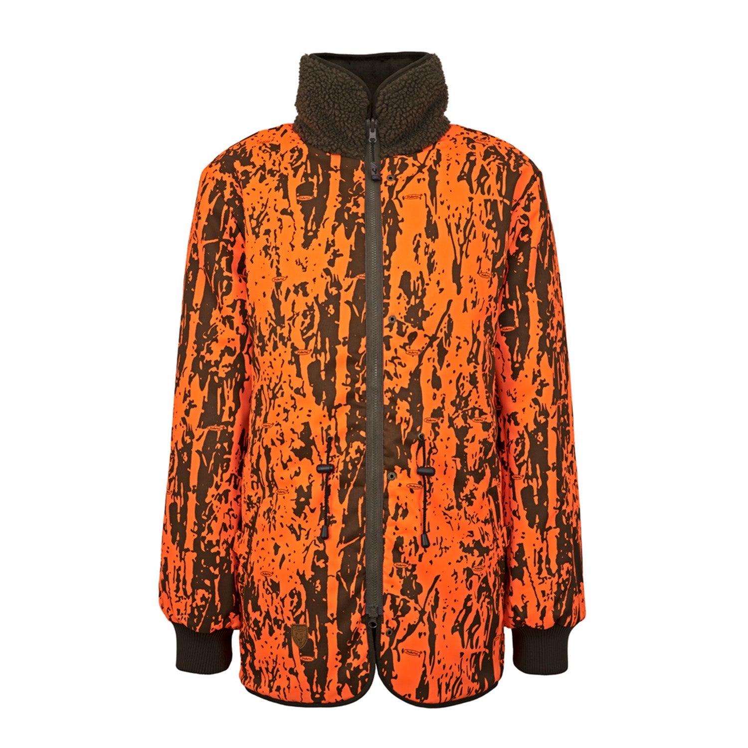 Warn-Wende-Faserpelzjacke "DRÜCKJAGD"