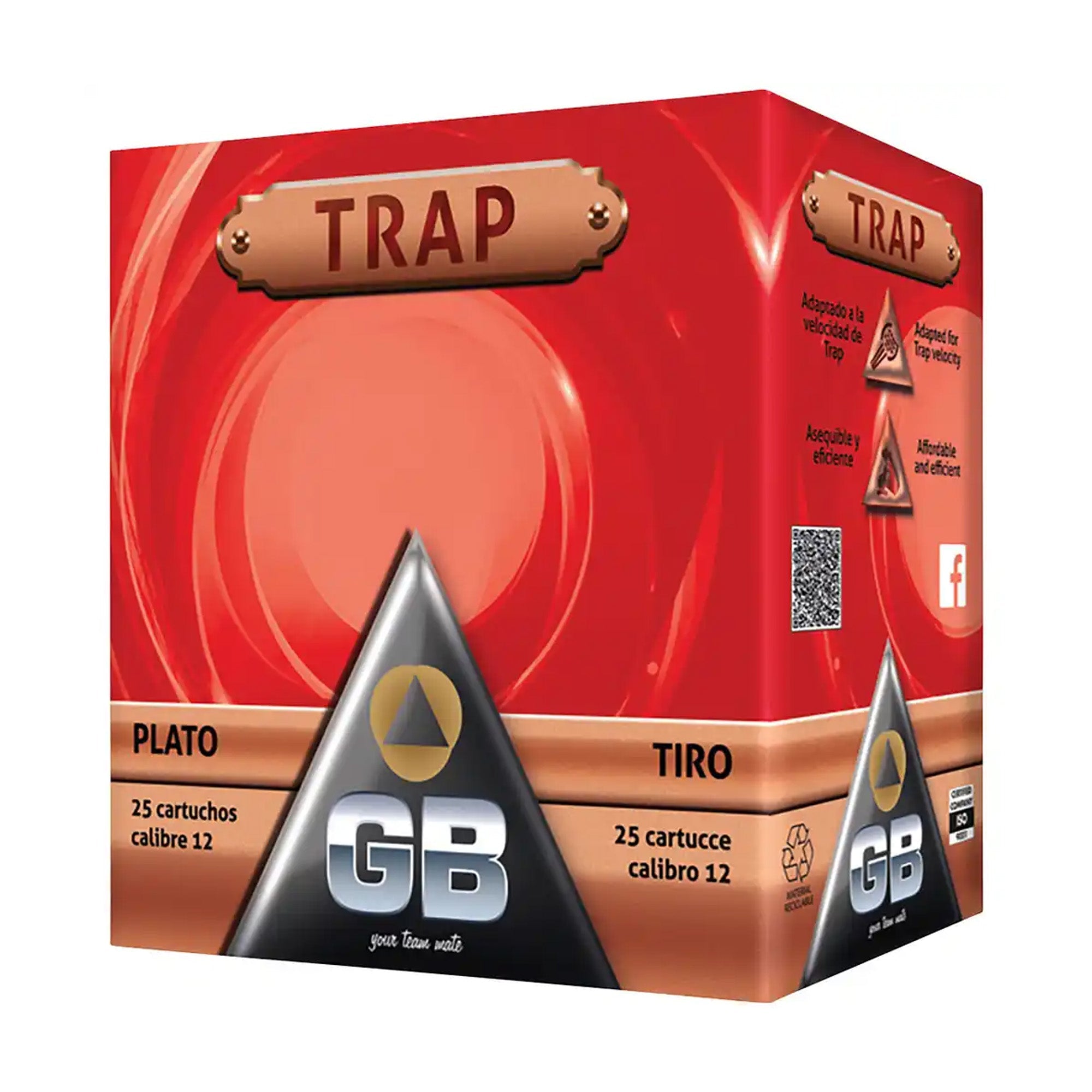 12/70 Training Trap 2,4 mm 24g Schrotpatronen