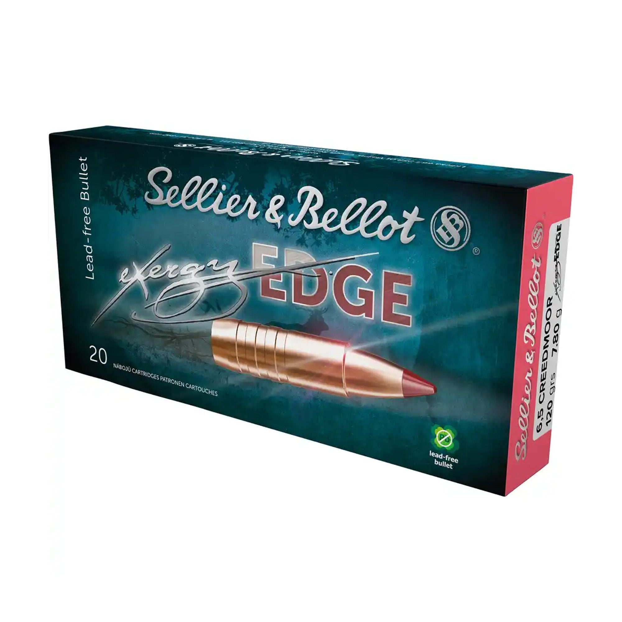 6,5 Creedmoor eXergy EDGE 7,8g/120grs. Kugelpatronen