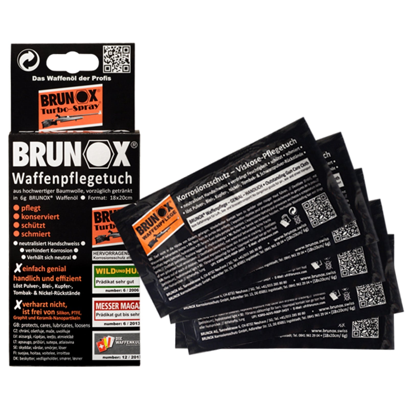 Waffenpflegetücher 5 Stück