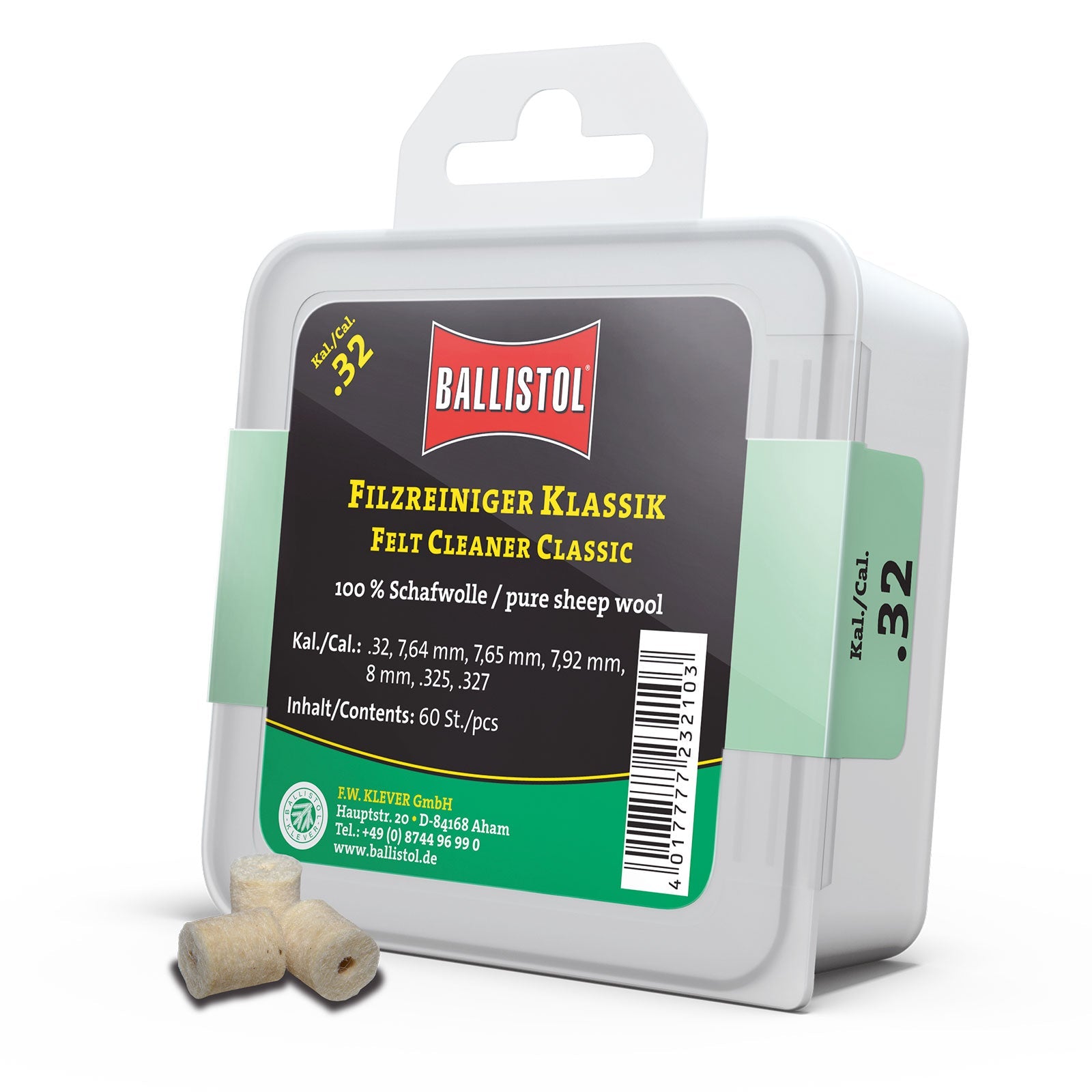 Filzreiniger Klassik / 60 Stk.