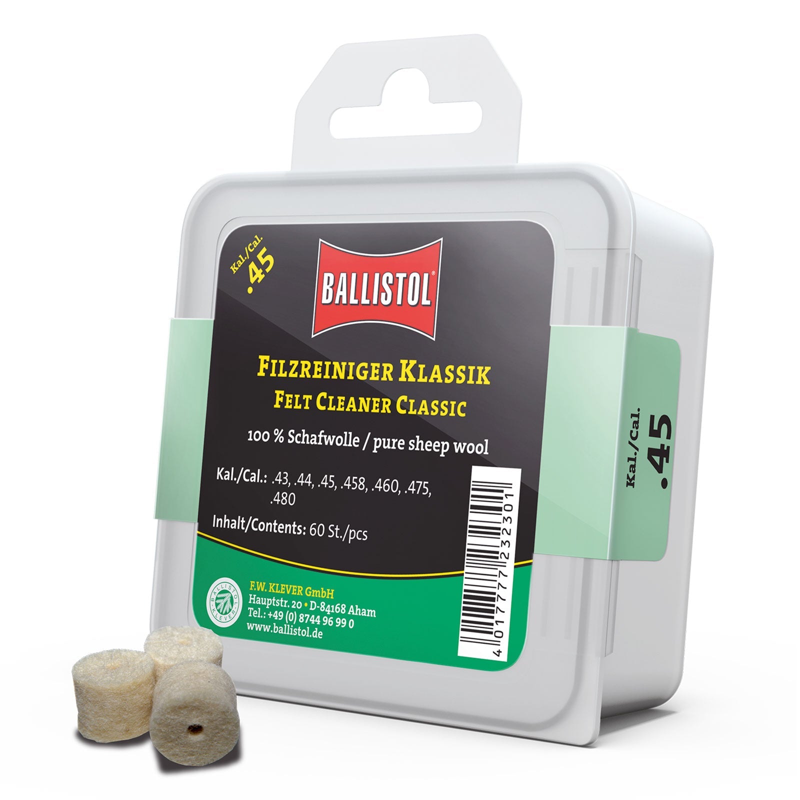 Filzreiniger Klassik / 60 Stk.