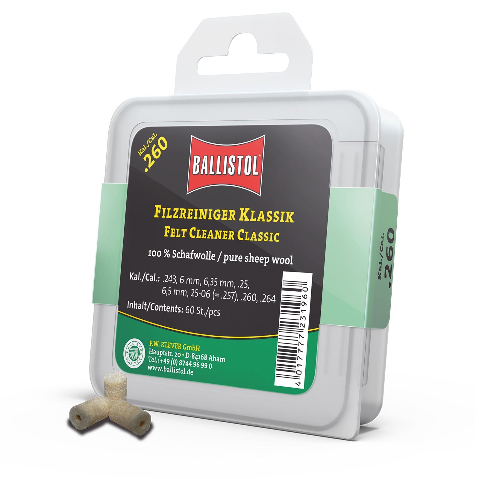 Filzreiniger Klassik / 60 Stk.