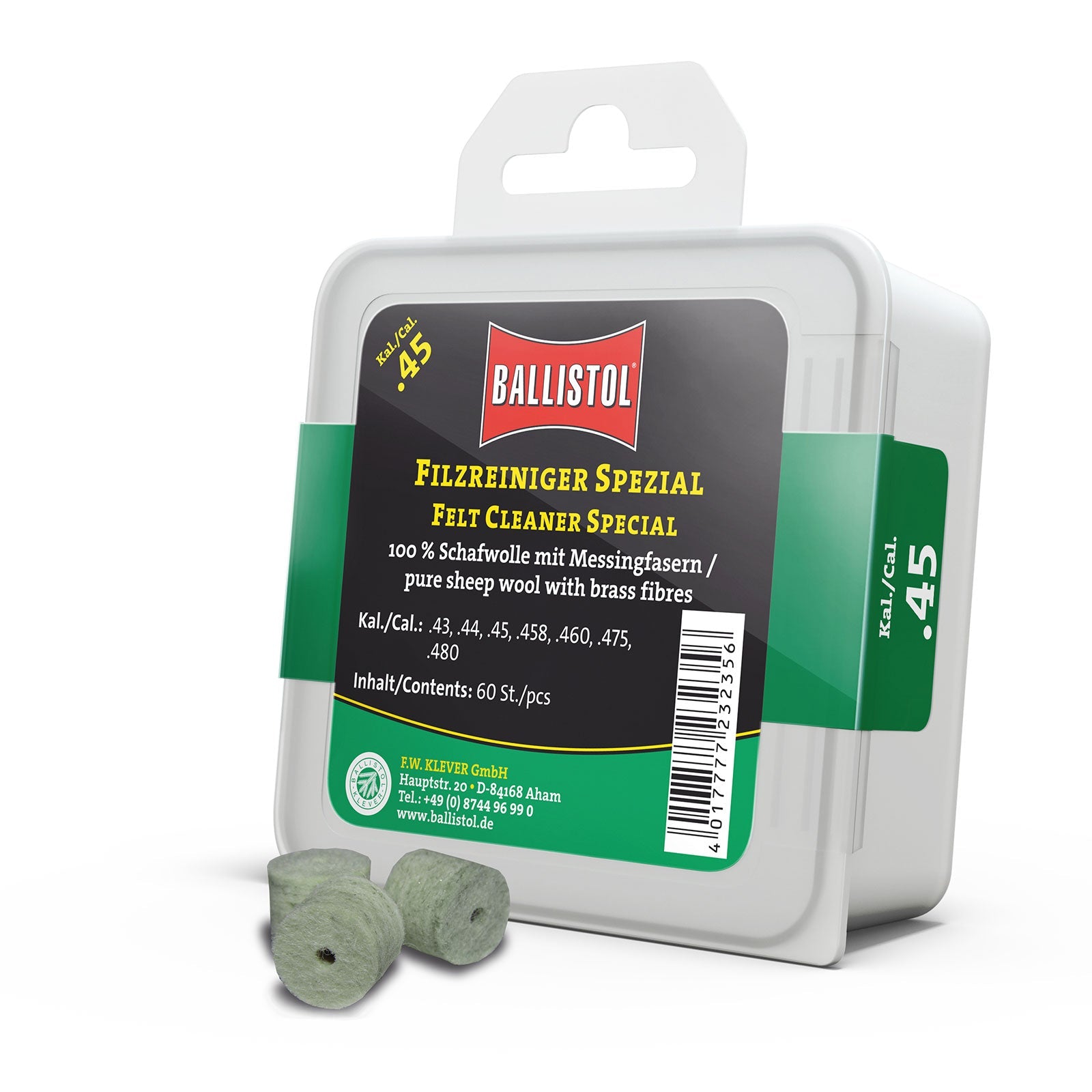 Filzreiniger Spezial / 60 Stk.