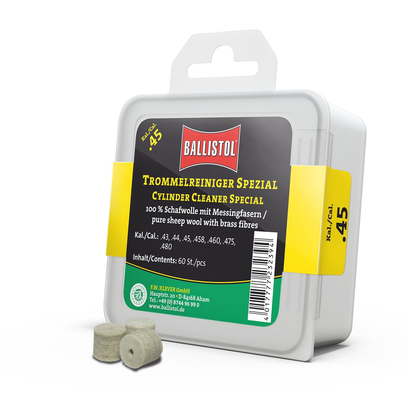 Filz-Trommelreiniger Spezial / 60 Stk.