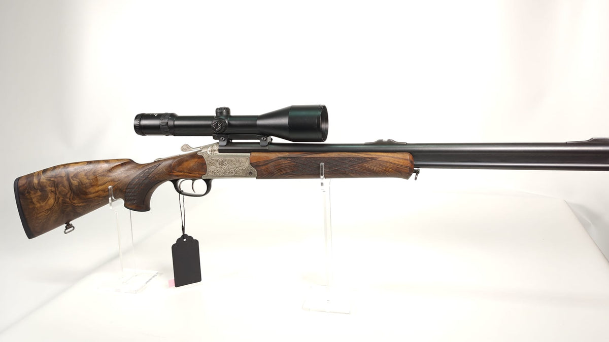 Blaser BBF 95 Luxus 7x65 R / 12/70 mit Zeiss Diavari VM 3–12x56 T* – exklusives Schaftholz