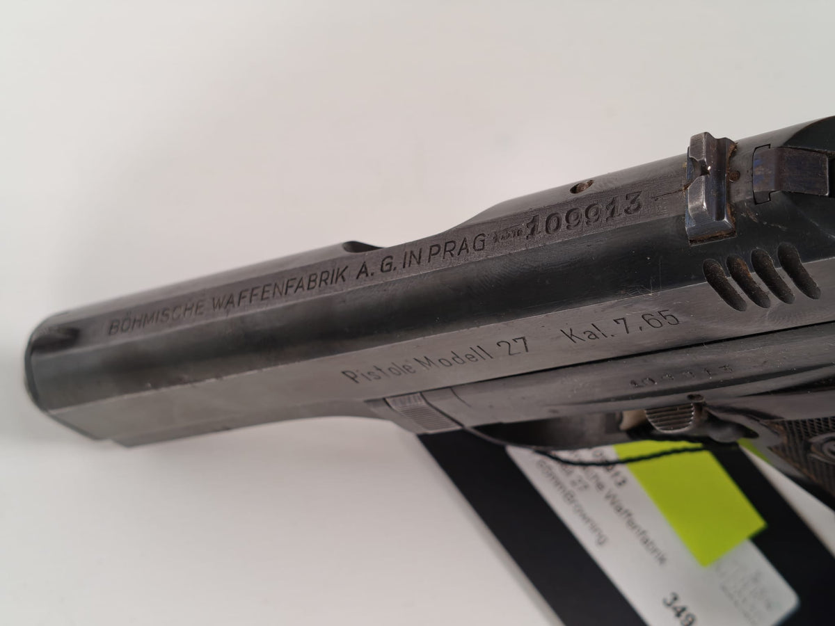 Böhmische Waffenfabrik A.G. Prag Mod. 27 – 7,65 mm Browning
