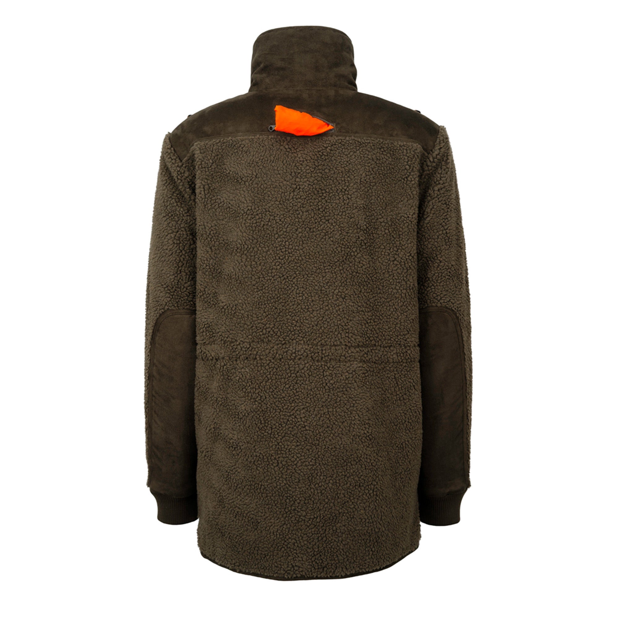 Faserpelzjacke mit abnehmbarem Signalband