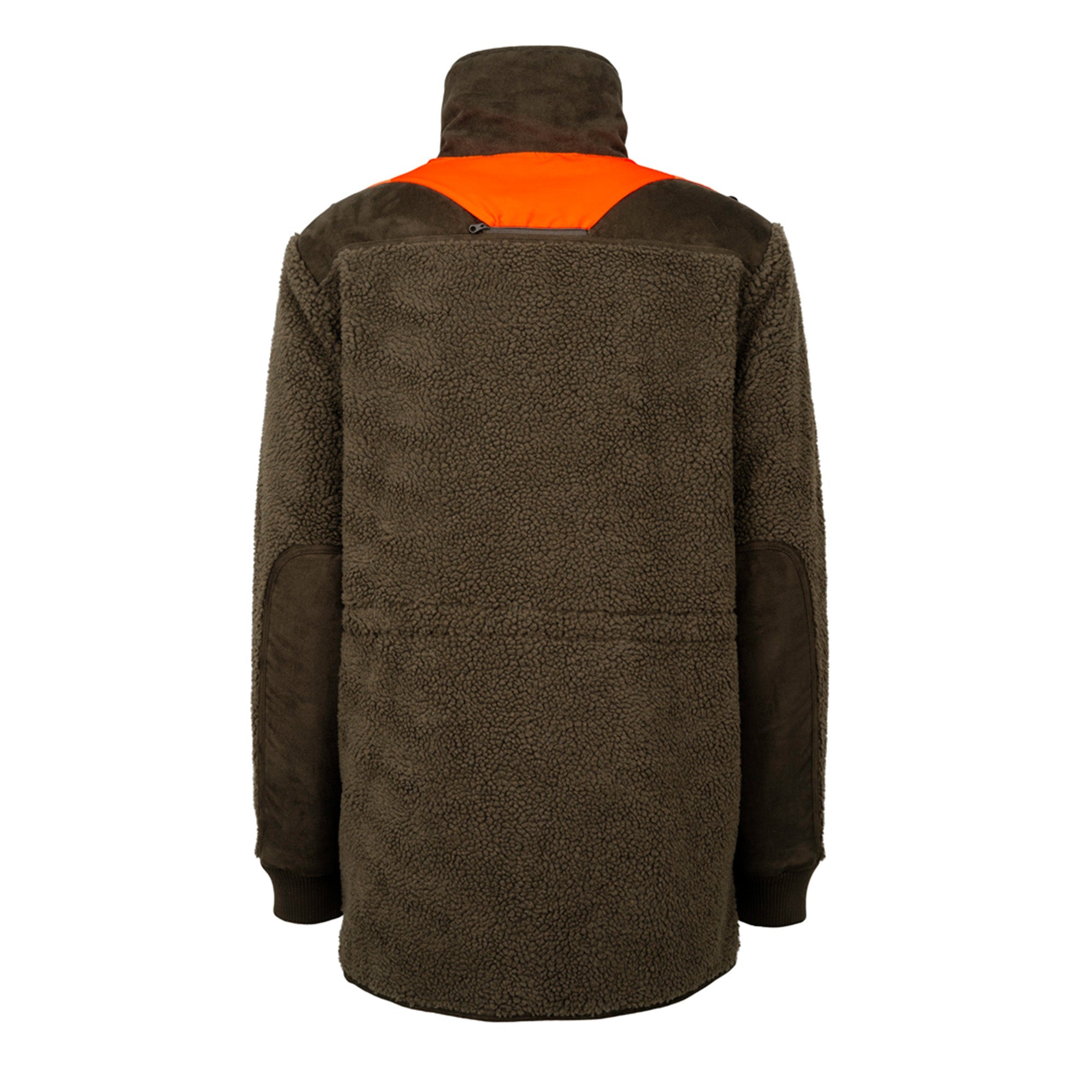 Faserpelzjacke mit abnehmbarem Signalband