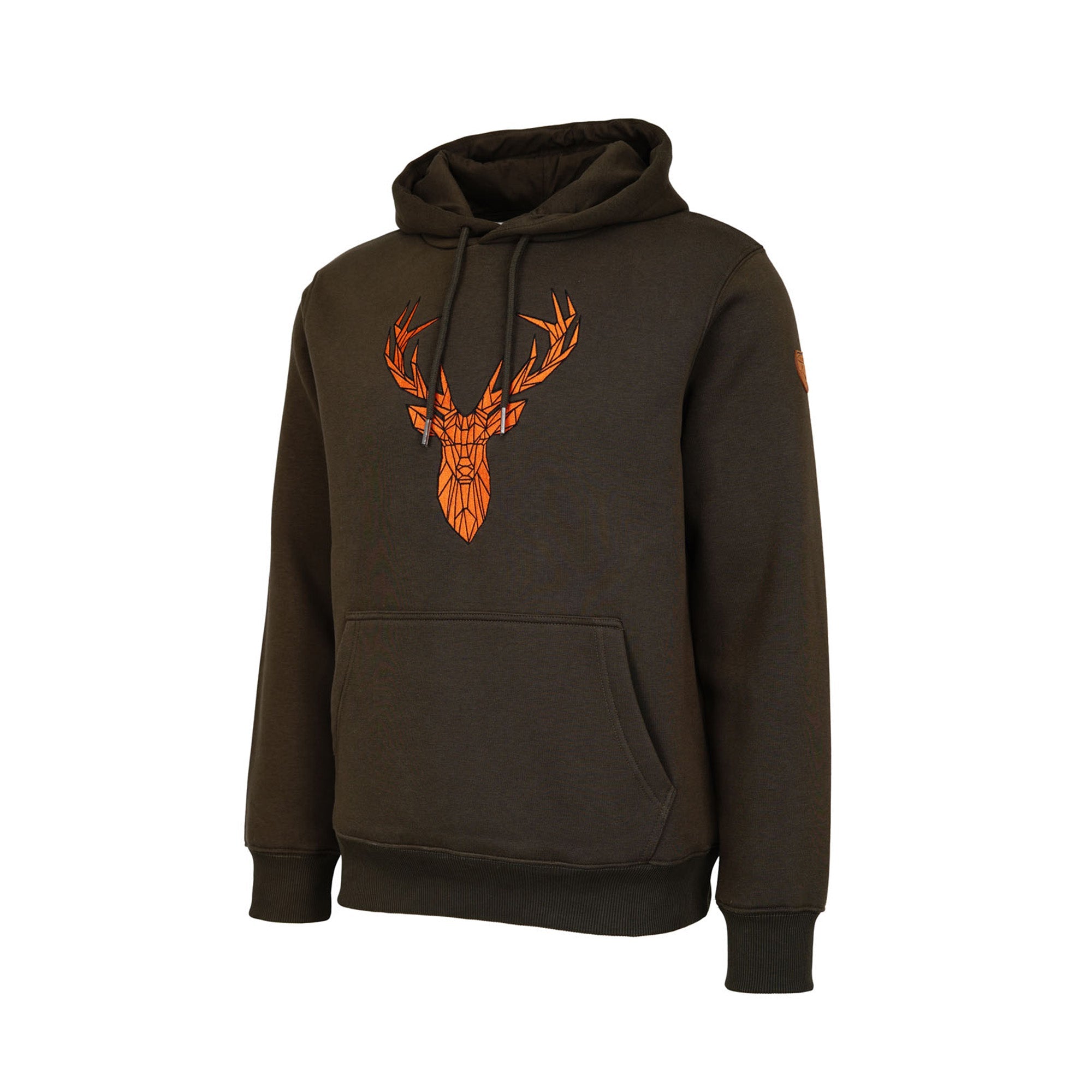HUNTING HOODIE "HIRSCH" orange