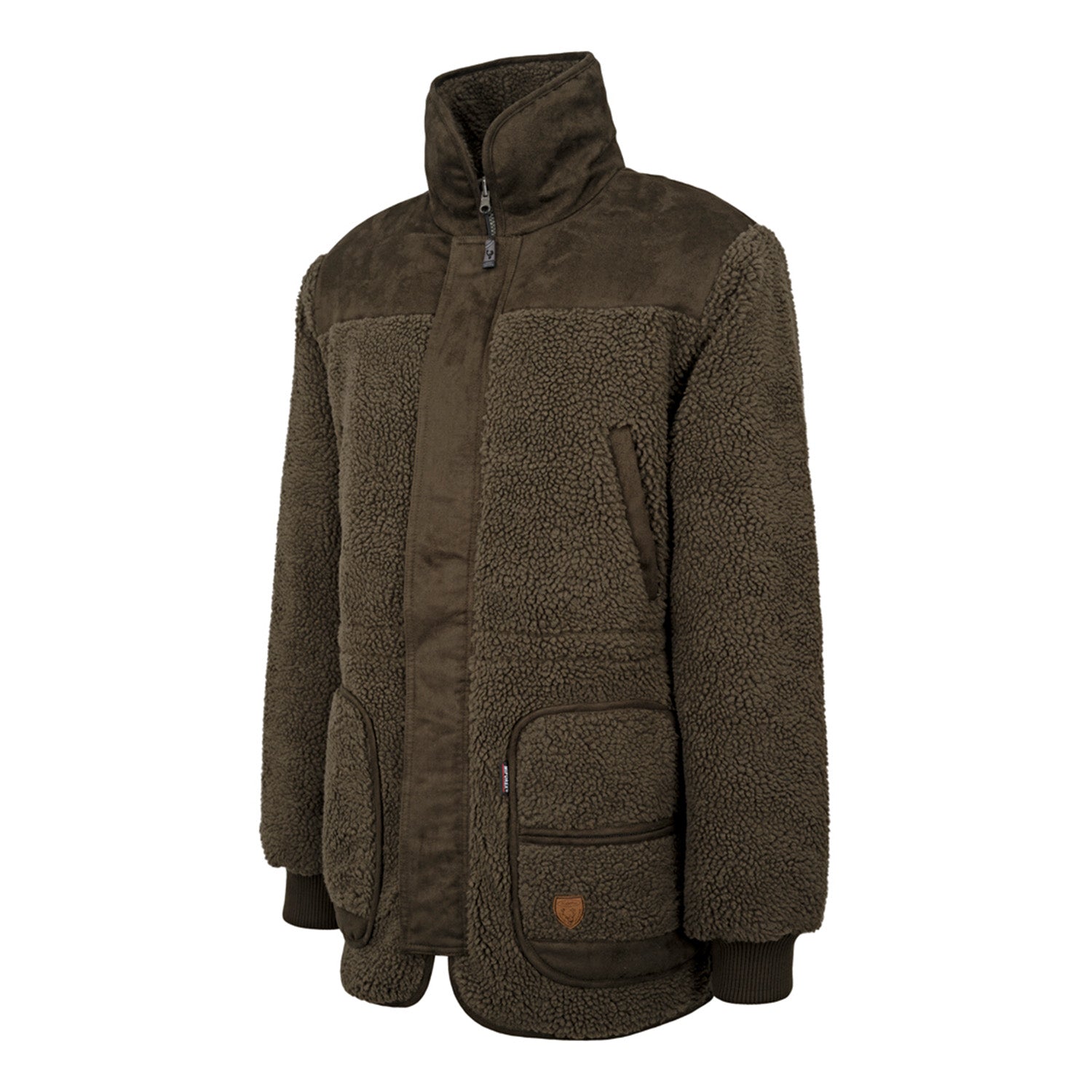 Warn-Wende-Faserpelzjacke "DRÜCKJAGD"