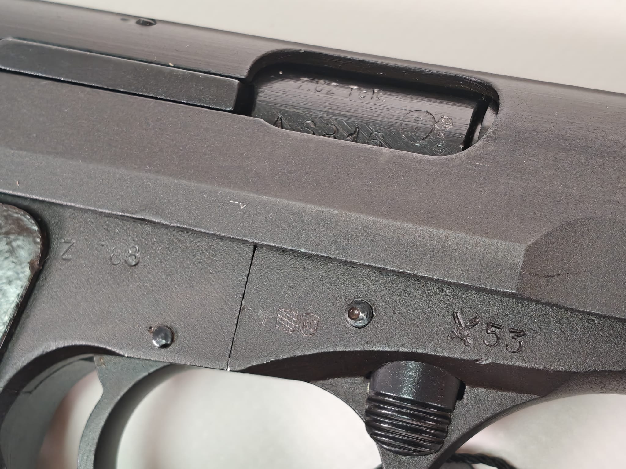 CZ 52 Pistole 7,62 Tokarev mit Lederholster