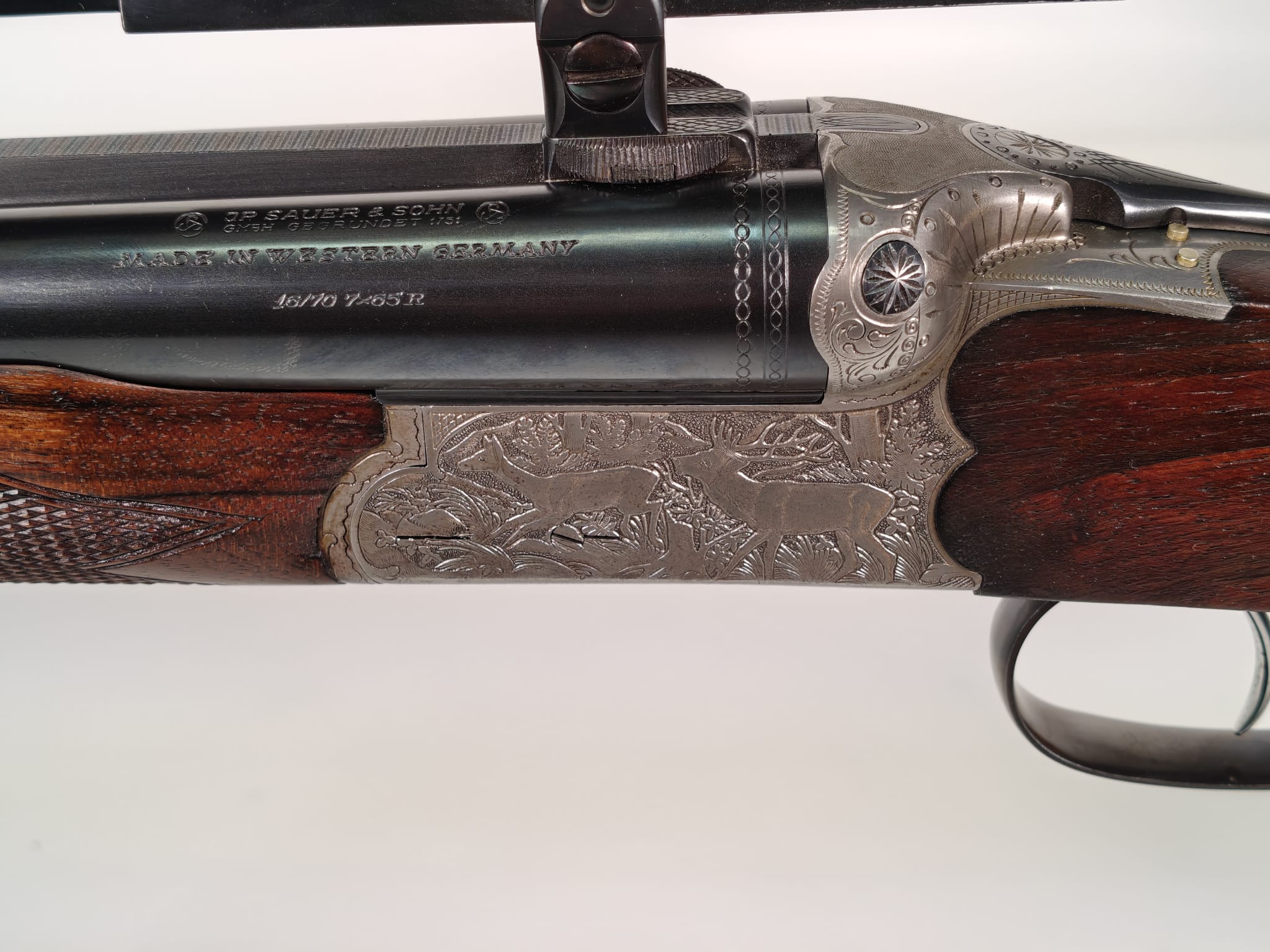 Sauer 3000 Drilling 7x65R mit Zeiss Diavari