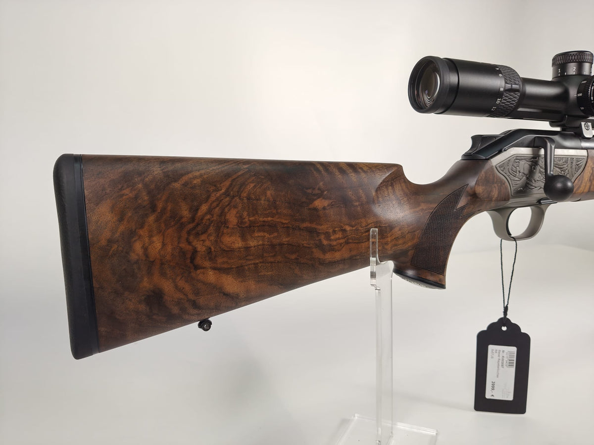 Blaser R8 Luxus 8x57 IS – Holzklasse 5, kannelierter Lauf und neues Blaser B2 3–18x50 iC