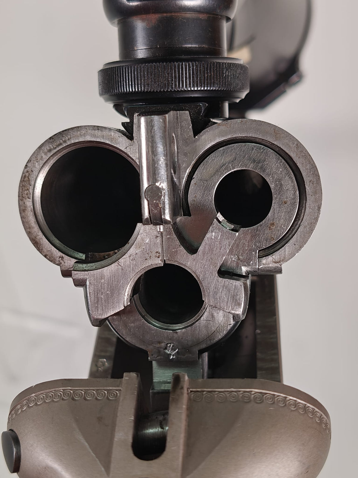 Krieghoff Trumpf Simplex Drilling 7x65 R / 16/70 mit Einstecklauf .222 Rem. und Zeiss Diavari ZM 3–12x56 T*